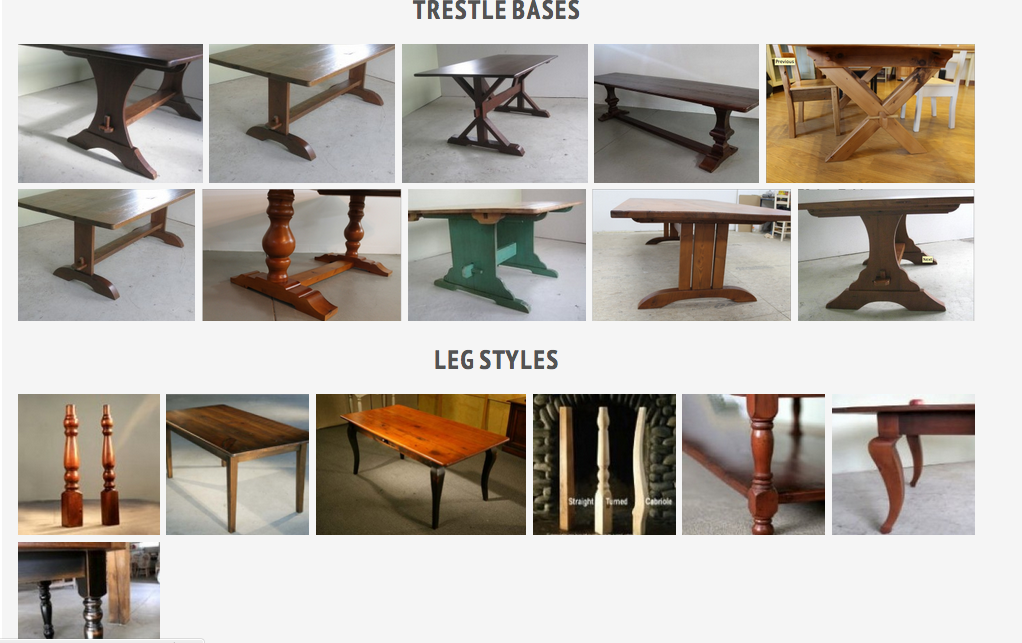 Most Popular Dining Table Leg Styles, Dining Room Table Legs